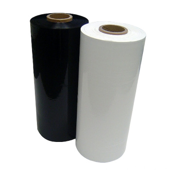 Plástico transparente LLDPE Pallet Jumbo Film Wrapping empaquetadora película estirable usada